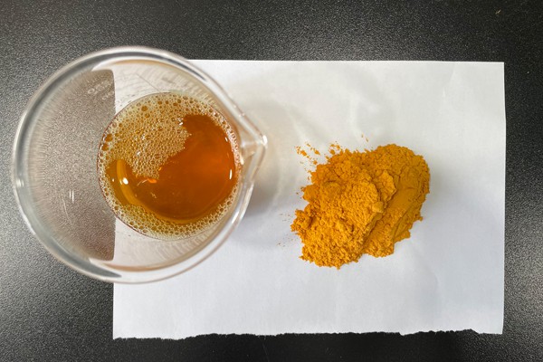 Water Soluble Curcumin Powder dissolve Show by Botanical Cube Inc.